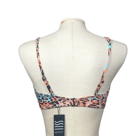 Vetchy Leo Leopard Bikini Top BTLEOPARD Size SDD - Picture 2 of 4